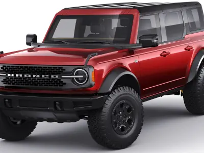 Bronco 4 door and 2 door 2021 3D model