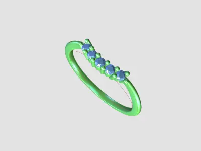 WEDDING RING MY050 3D print model