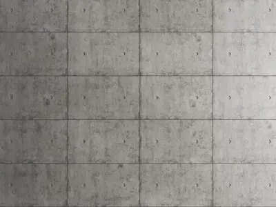 Concrete wall 3D model