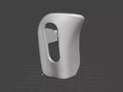 Mercedes R129 sun visor cover cap 3D print model