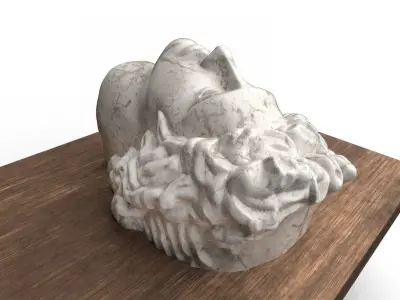 The Head of David 3D print model
