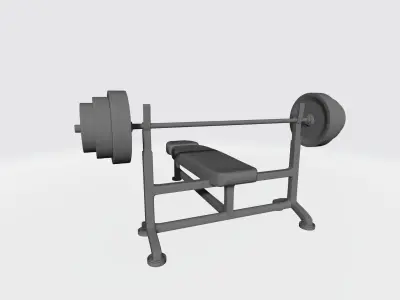 Press bench 3D print model