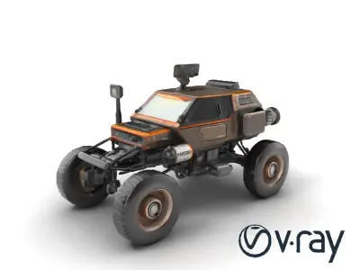 Pagoda Baobab Tree Artistic Model Pack Low-poly 3D model