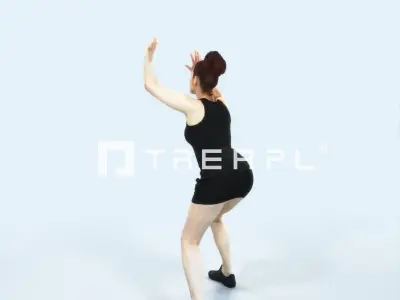 Yearn 11B Volleyball Overhead Sports Woman Low-poly 3D model