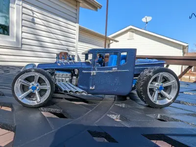 Hot Wheels Boneshaker 3D Printable car 3D print model
