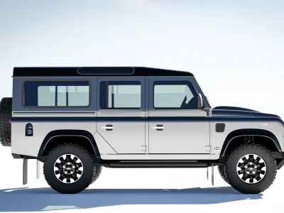 Land Rover Defender Works 110 2018 3D model