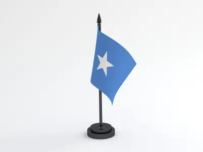 Table Flag Somalia 3D model