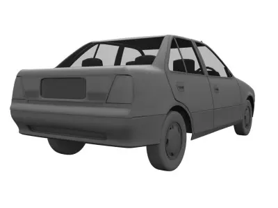 esteem car 3d model 3D model