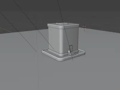 Apple Aquarium High Quality 3D Model in Blender Low-poly 3D model