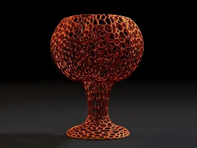 Cup pumpkin 3D print model