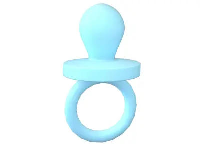 Pacifiers Decoration v1 002 Low-poly 3D model