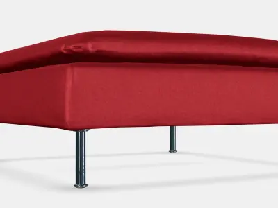 SODERHAMN Footstool cover 4 Low-poly 3D model