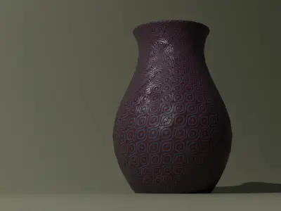 Low Poly Vase Free low-poly 3D model purchase