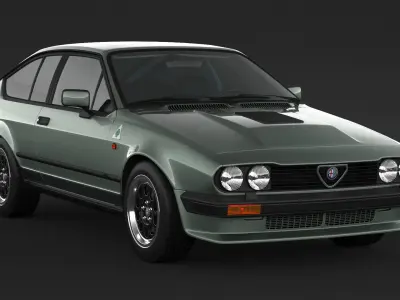 Alfa Romeo Alfetta GTV6 3D model