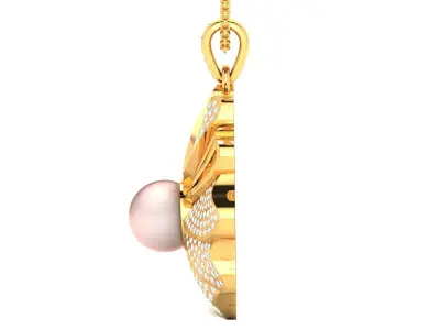 Women Pendant 3dm STL FBX OBJ Render Details 3D print model shop