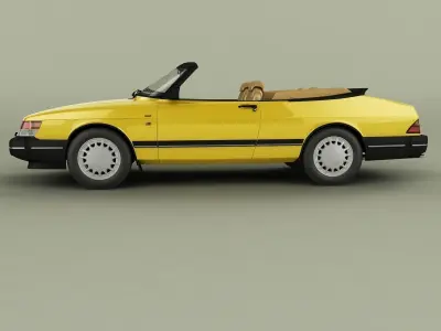 SAAB 900 Convertible 3D model