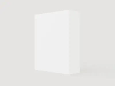 Prague Wardrobe 180 Cm Sliding Doors Curved Mirror Low-poly 3D model