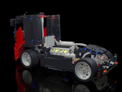 LEGO Technic - Race Truck 8041 3D model
