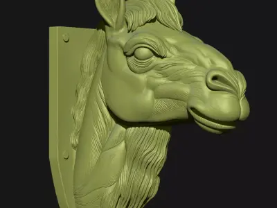 camel 3D print model