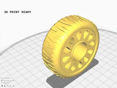Multipurpose Wheel 3D print model