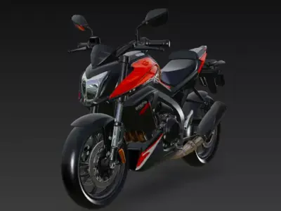 Sports super motorbike 3d model 3D model
