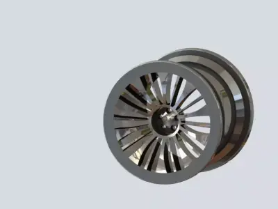 Wheel Rim - Jante 3D model