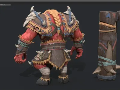 Cow demon 3D model