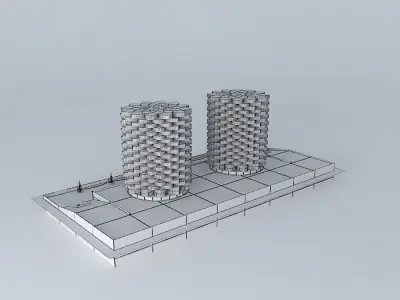 The Twin Pines 4 3D model