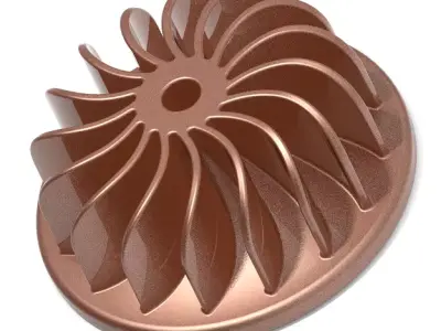 Kids Engineering Impeller Toy 3D print model