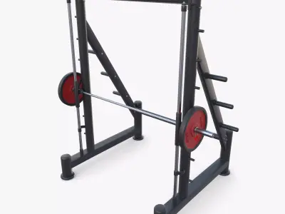 Smith machine 3D model