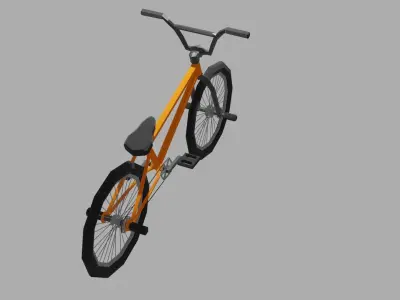 LOW POLY BMX Bicycles Free low-poly 3D model