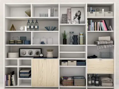 BoConcept Copenhagen shelving 3D model
