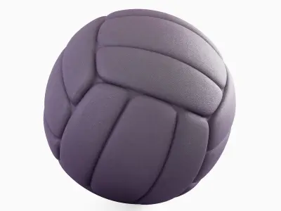 Simple Volleyball Ball 08 3D model