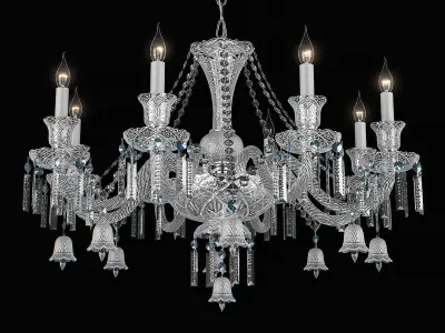 716 Campana Osgona Collection of Crystal Lamps 3D Model Pack