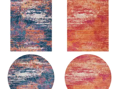 Rugs No 41 Low-poly 3D model