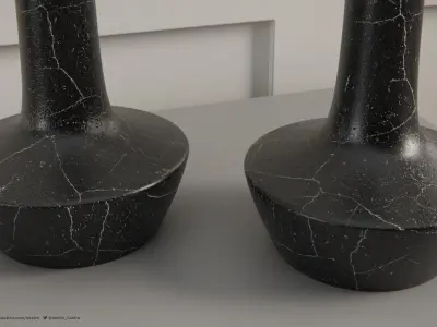Decorative Vase -  4k Textures -  2 Sizes 3D model
