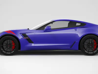 Chevrolet Corvette Grand Sport 2017 3D model