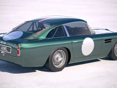 Aston Martin DB4 GT Continuation 2018 3D model