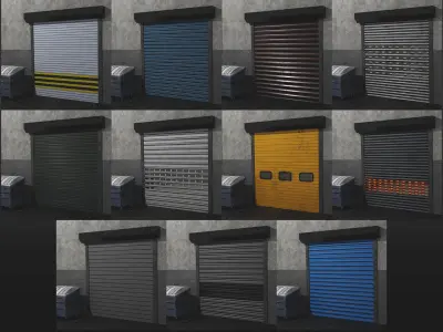 32 Garage Door and Shutter Material  Texture
