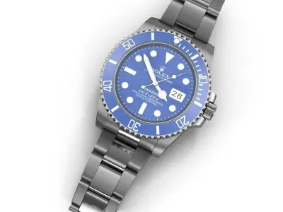 Rolex Submariner Date Blue Dial 3D model