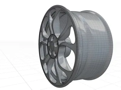 CARBON WHEEL 3D model