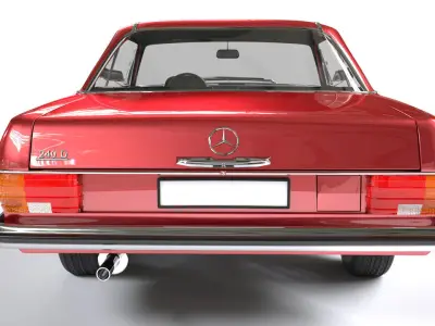 Mercedes Coupe W114 240D 3D model