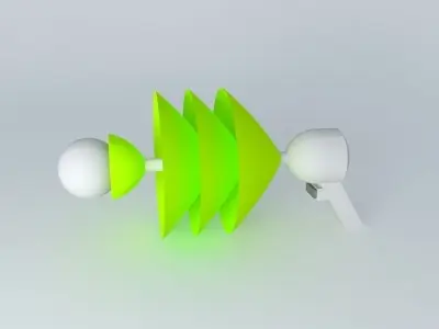 Phaser dumbbell Free 3D model
