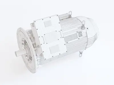 Electric motor 05 3D model