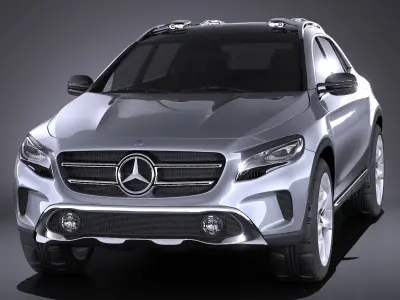 Mercedes Benz GLA Concept 2014 VRAY 3D model