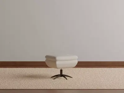 Welsh Upholstered Ottoman 3D model