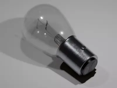 Car Rear Bulb Light Lamp PBR 3D model