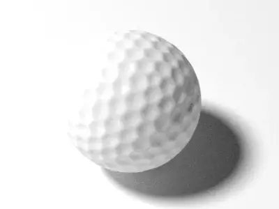 golf ball Free 3D model buy