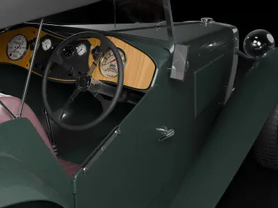 MG T-type Retro 3D model