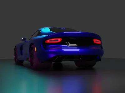 Dodge Viper Srt 2015 3D model